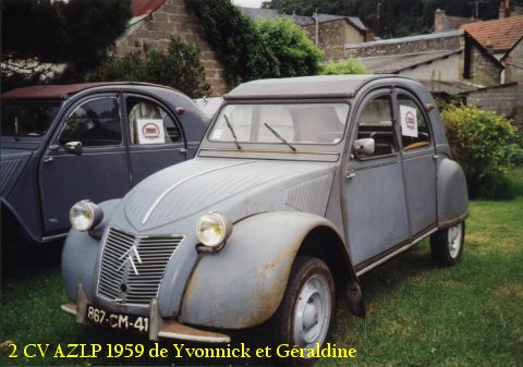 2cv azlp 1959 yvonnick geraldine